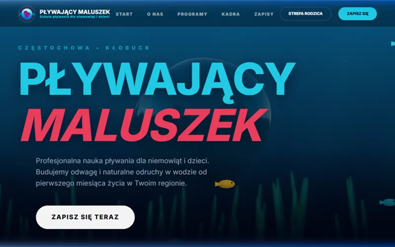 System rezerwacji premium dla szkół pływania - projekt w trakcie budowy